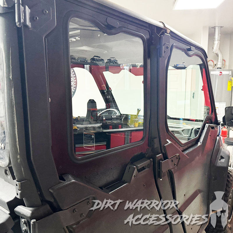 CANAM DEFENDER 4-SEAT Cab Enclosure "THE VAULT" Upper Side Doors & Panels (patent pending)