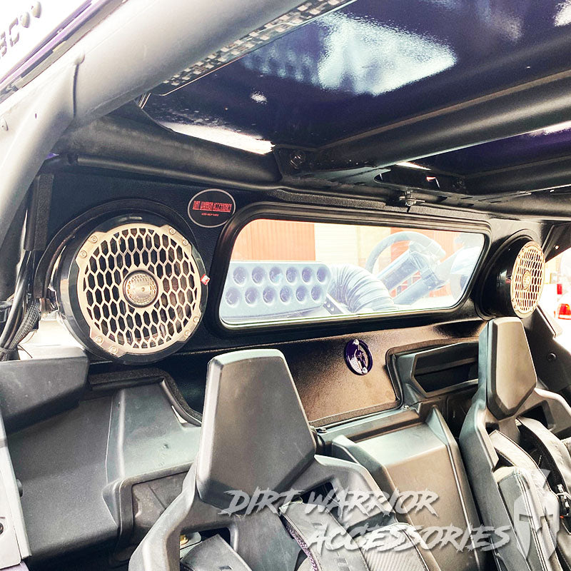 CANAM X3 REAR WINDSHIELD W/SPEAKER CUT-OUT 2016+