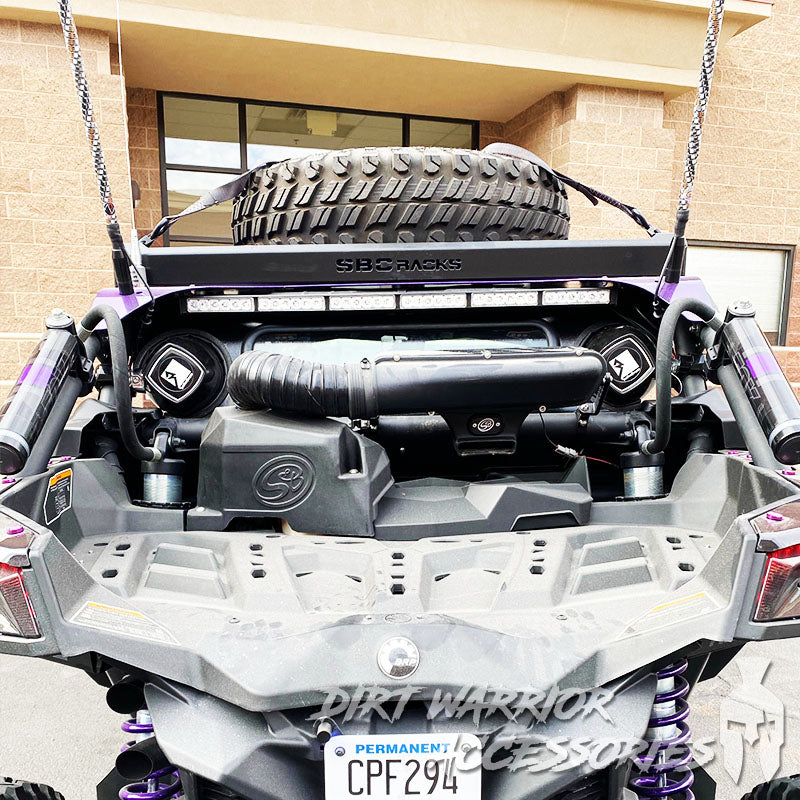 CANAM X3 REAR WINDSHIELD W/SPEAKER CUT-OUT 2016+