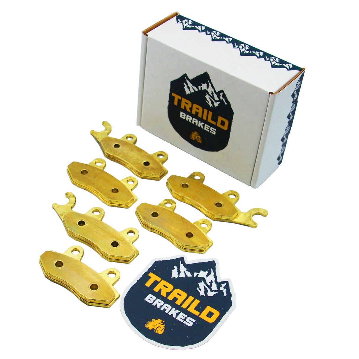 Can Am Commander 1000R/800R 2011-2020 Brass Brake Pad Set Traild