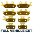 Can Am Commander MAX 1000R/800R 2014-2020 Brass Brake Pad Set Traild