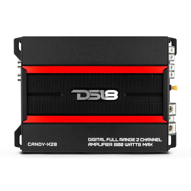 DS18 CANDY-X2B Compact Full-Range Class D 2-Channel Amplifier 240W RMS DS18
