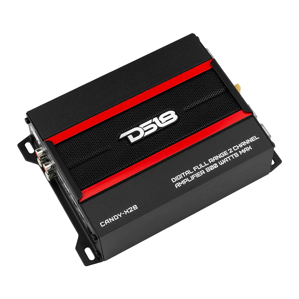 DS18 CANDY-X2B Compact Full-Range Class D 2-Channel Amplifier 240W RMS DS18