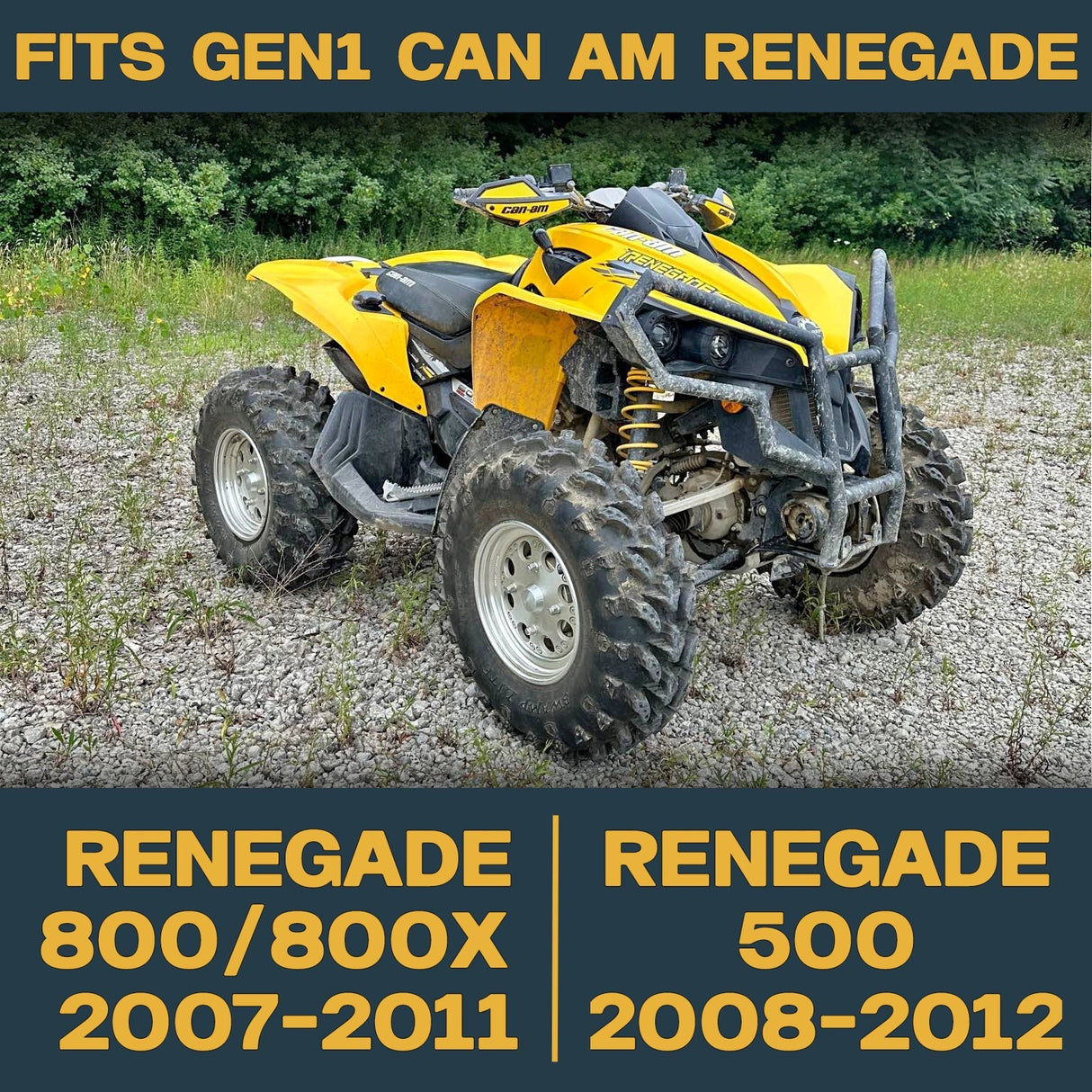 Can Am Renegade 800/500 2007-2012 Brass Brake Pad Set Traild