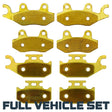Can-Am Maverick 2013-2018 Brass Brake Pad Set Traild