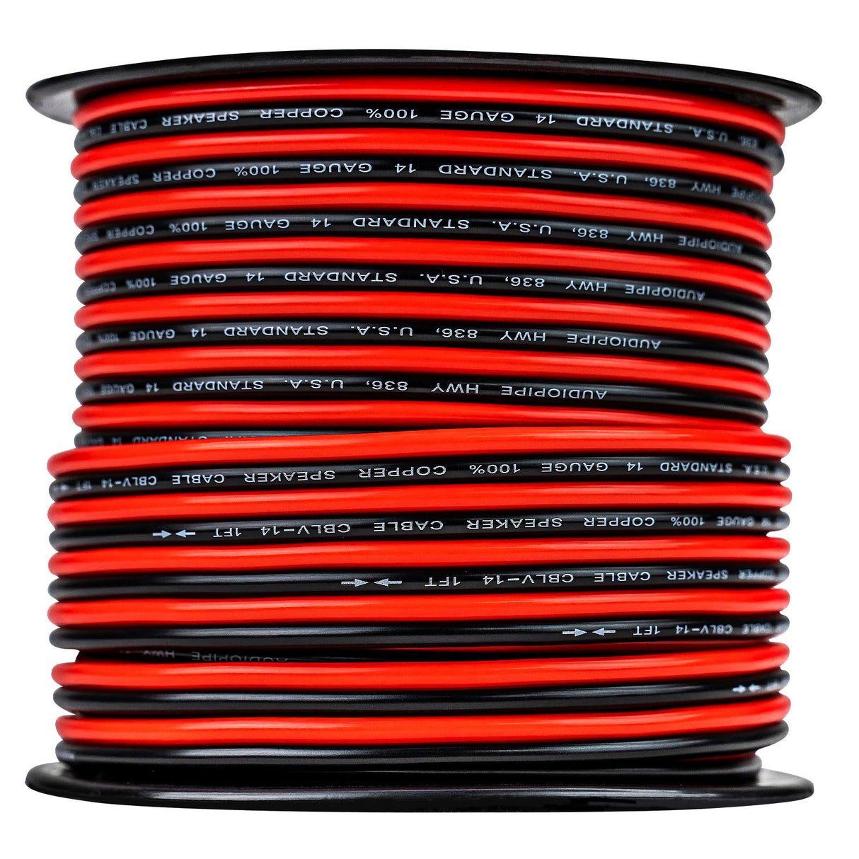 100FT 14AWG Speaker Cable (CBLV-14-100RBC) Audiopipe