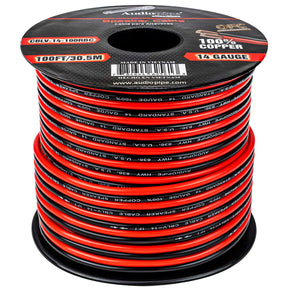 100FT 14AWG Speaker Cable (CBLV-14-100RBC) Audiopipe