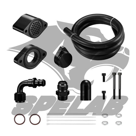 For 2011-2023 Ford 6.7L Powerstroke CCV Reroute Kit Engine Ventilation Kit | SPELAB