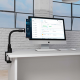 ARKON Heavy Duty C-Clamp with 12" Bendable ARM Tablet Mount