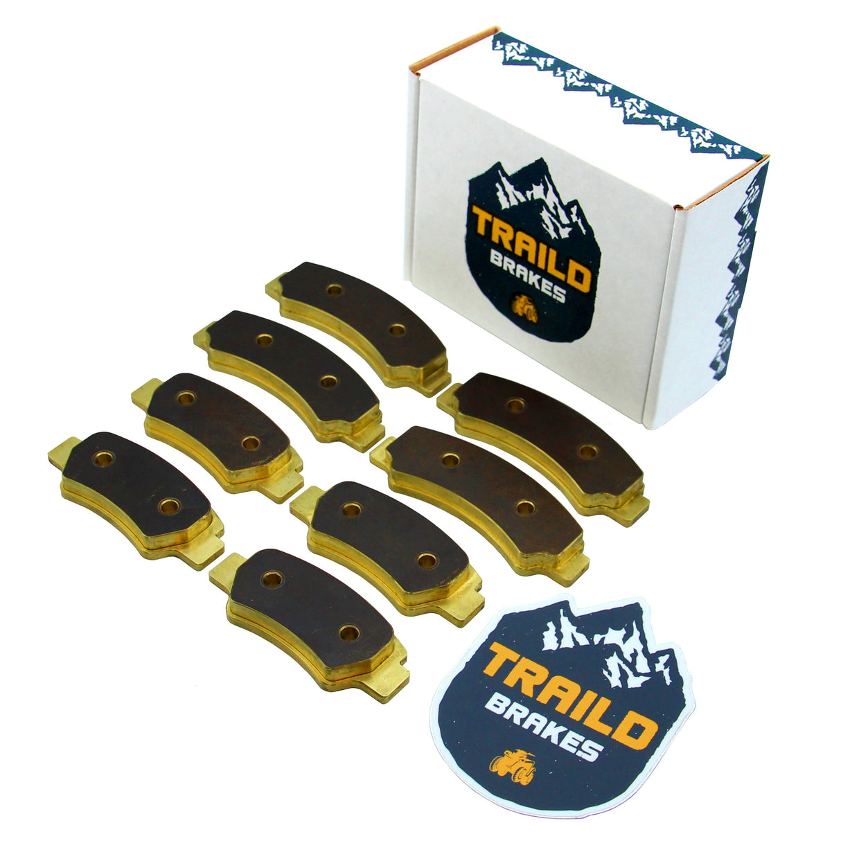 CFMoto UFORCE 500/600/800/1000 2018-2026 Brass Brake Pad Set Traild