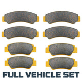 CFMoto ZFORCE 500/800/950/1000 2018-2026 Ceramic Brake Pad Set Traild