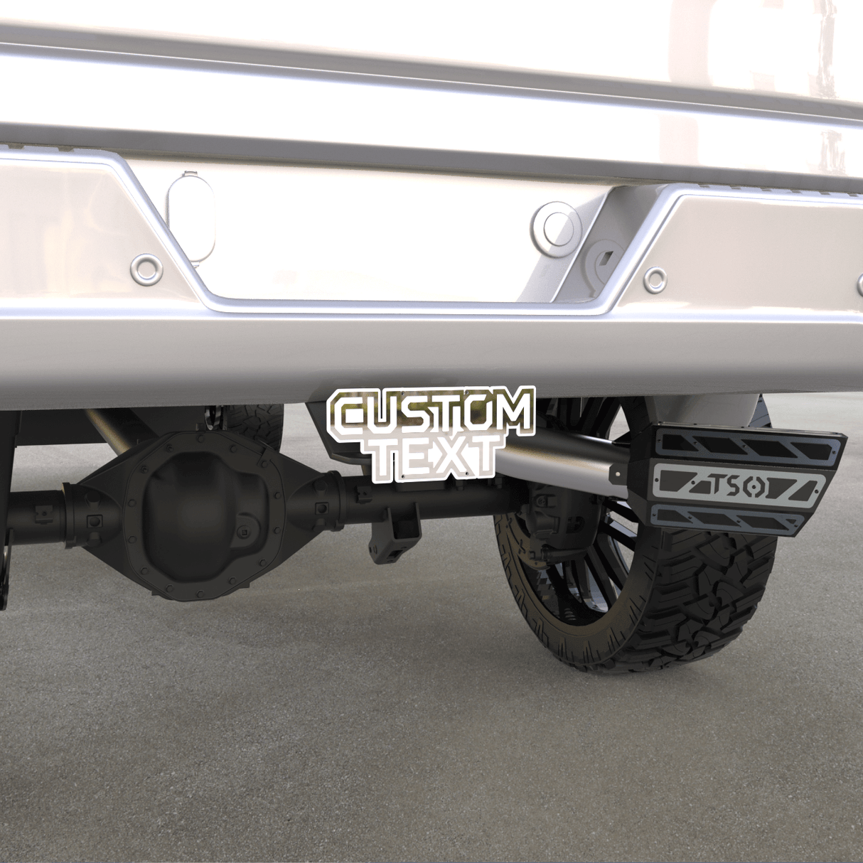 Custom Text Hitch Cover