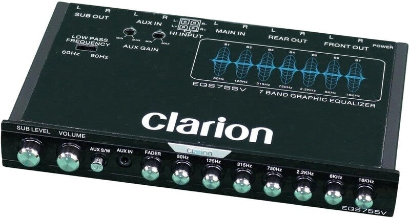 Clarion EQS755V ALTA GAMA CAR AUDIO