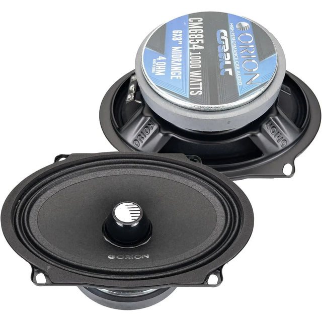 Orion CM6854 - 5x7/6x8 Inch 4 Ohm Midrange Speaker 250 Watts RMS (Pair) Orion