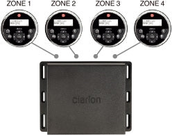 Clarion CMS4 Hideaway Marine Digital Media Receiver
