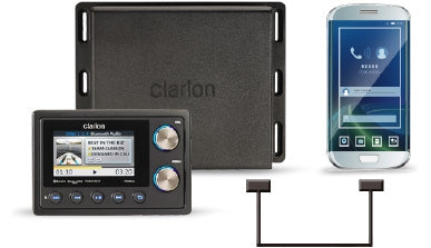 Clarion CMS4 Hideaway Marine Digital Media Receiver