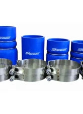 CNC Fabrication Charge Air Cooler Boot Kit Blue Ford F-Series 6.4L Powerstroke 2008-2010