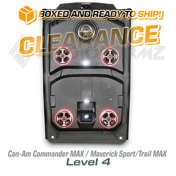 2021+ Can-Am Commander MAX / 2019+ Maverick Sport MAX LEVEL 4 Stereo Top (4-Seat)