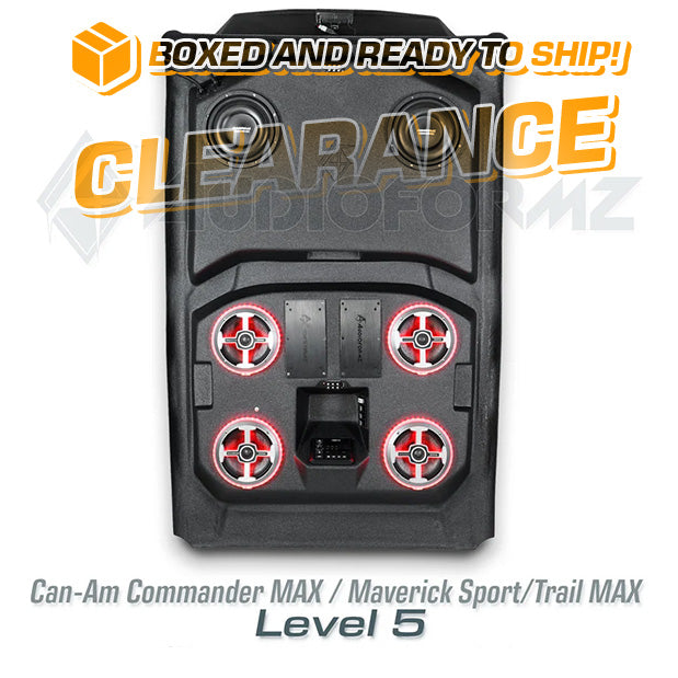 2021+ Can-Am Commander MAX / 2019+ Maverick Sport MAX LEVEL 5 Stereo Top (4-Seat) Can-Am