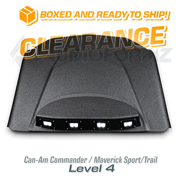 2021+ Can-Am Commander / 2019+ Maverick Sport / 2018+ Maverick Trail LEVEL 4 Stereo Top (2-Seat)