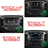 GMC Sierra 2014-2018 14.4" Workshop 12 Tesla-Style Screen Workshop 12