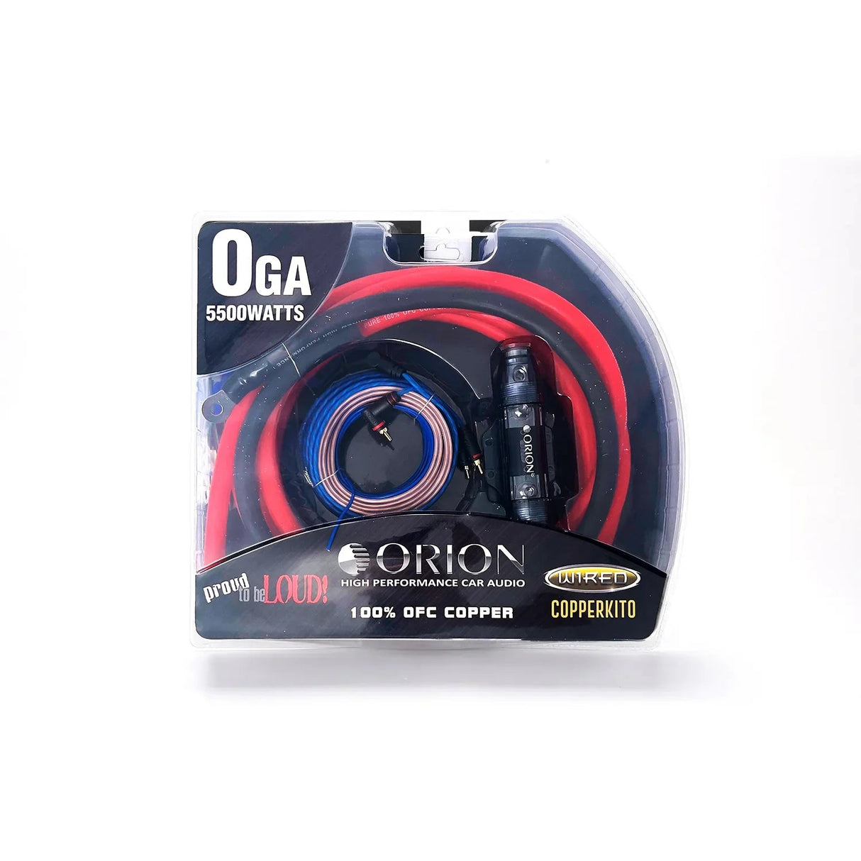 ORION 0-GAUGE 100% OXYGEN FREE COPPER (OFC) AMPLIFIER WIRING KIT I COPPERKIT0 Orion