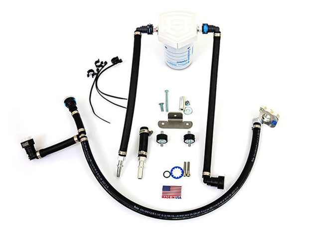S&S Diesel CP4-6.7F-BP-G2.1 Gen2 CP4.2 Bypass Kit with Return Filter Assembly, 2011-2024 Ford 6.7L Powerstroke S&S Diesel