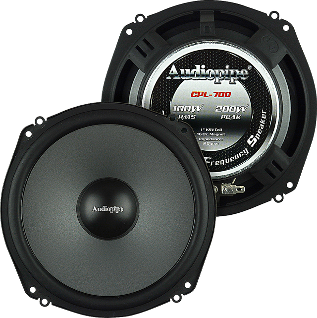 7” Low Mid Frequency Speaker (CPL-700), Sold in Pairs Audiopipe