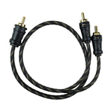 18” Car Audio Interconnect Cable (CPP-18-YM-3M) Audiopipe