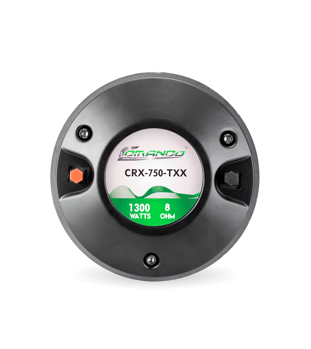 CRX750TXX | 1600W MAX. | 8Ω Comando Audio