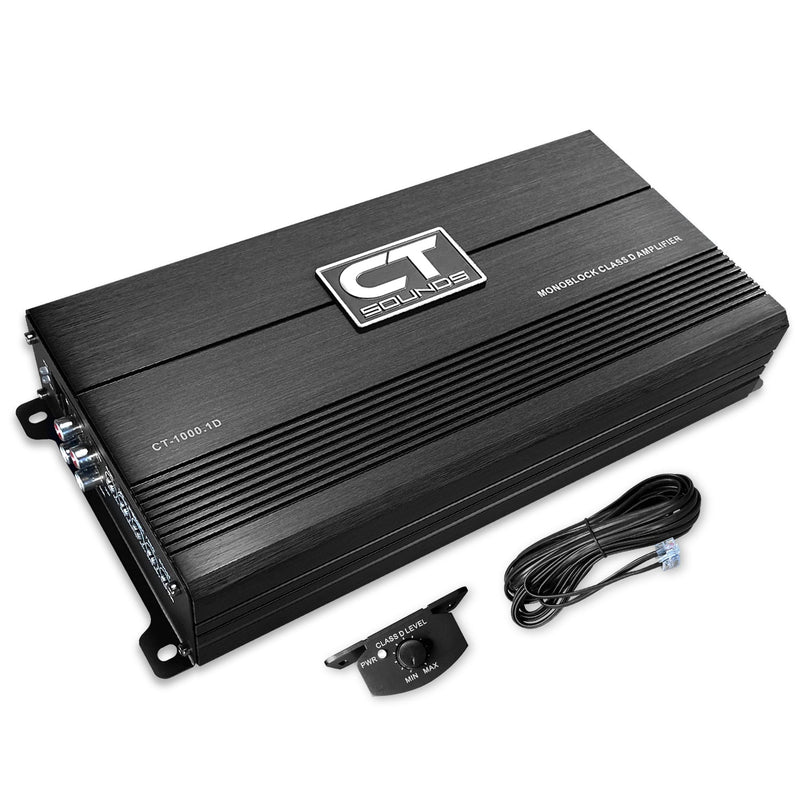 CT-1000.1D // 1000 Watts RMS Monoblock Car Amplifier CT Sounds