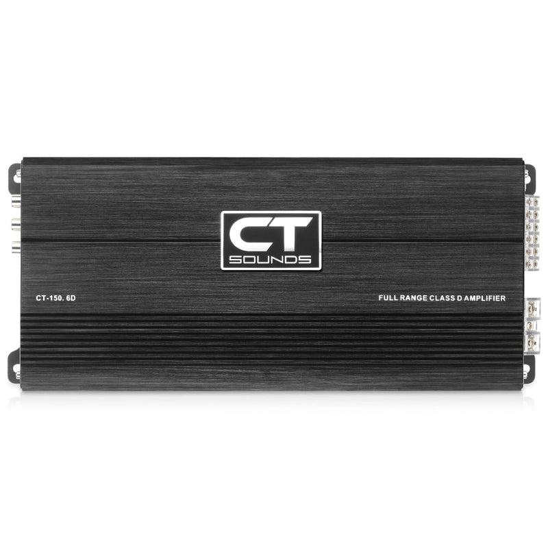 CT-150.6D // 1500 Watts RMS 6-Channel Car Amplifier CT Sounds