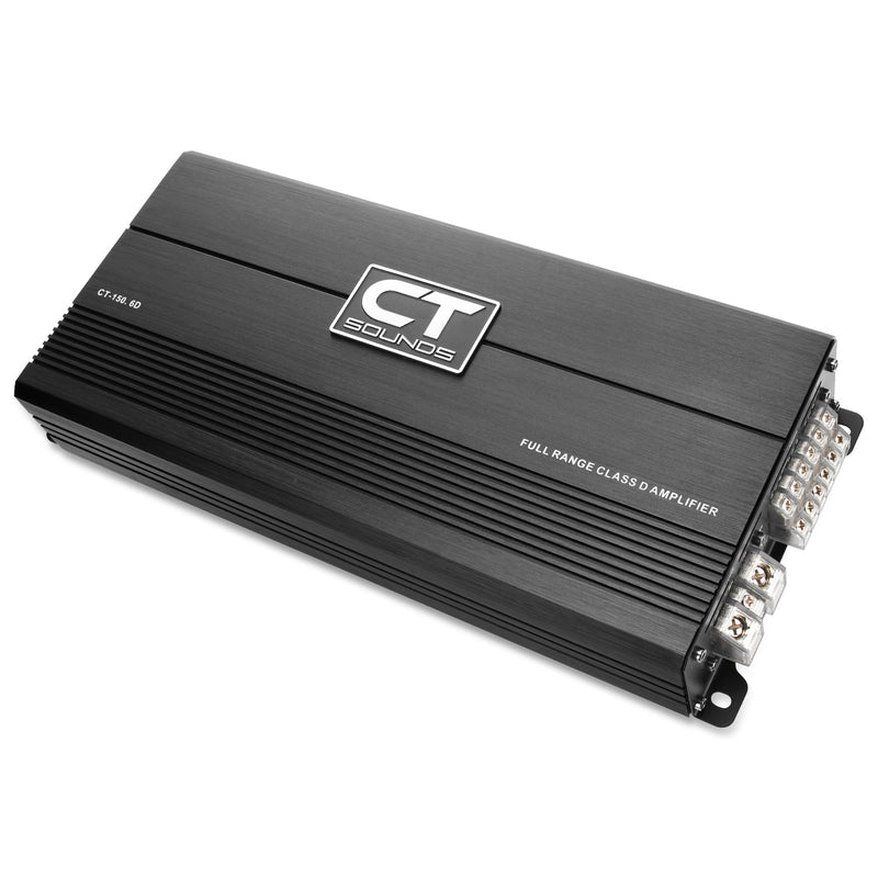 CT-150.6D // 1500 Watts RMS 6-Channel Car Amplifier CT Sounds
