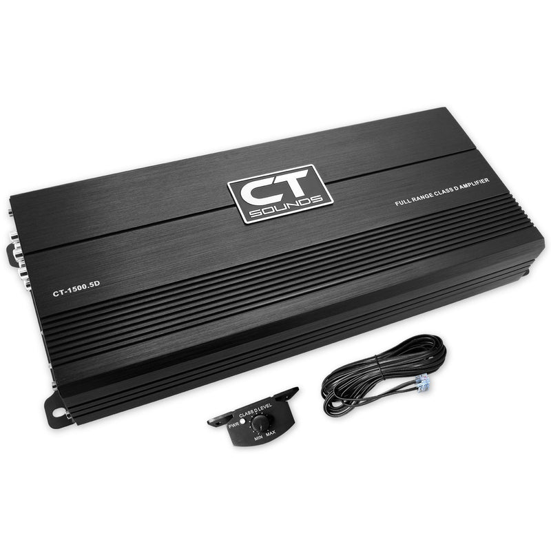 CT-1500.5D // 1800 Watts RMS 5-Channel Car Amplifier CT Sounds