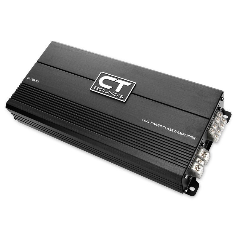 CT-300.4D // 1800 Watts RMS 4-Channel Car Amplifier CT Sounds