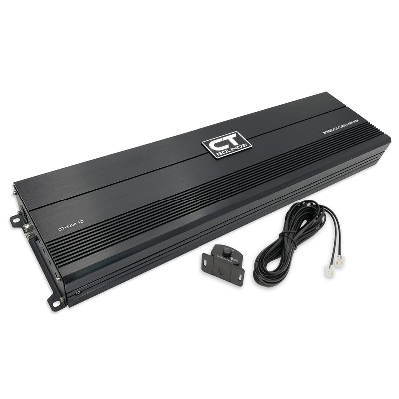 CT-3200.1D // 3200 Watts RMS Monoblock Car Amplifier CT Sounds