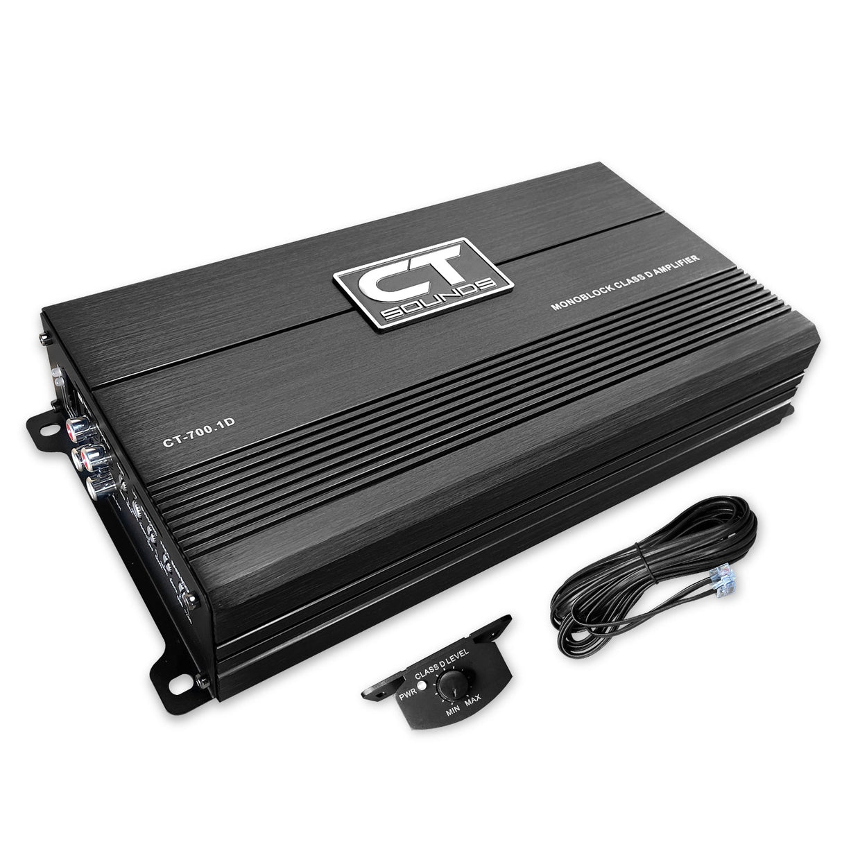 Single 10" 1300W Complete Bass Package w/ Sub Box, Amp, & Wiring Kit CT Sounds