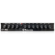 CT-7EQ // 7-Band 1/2 DIN Car Audio Equalizer with AUX Input CT Sounds