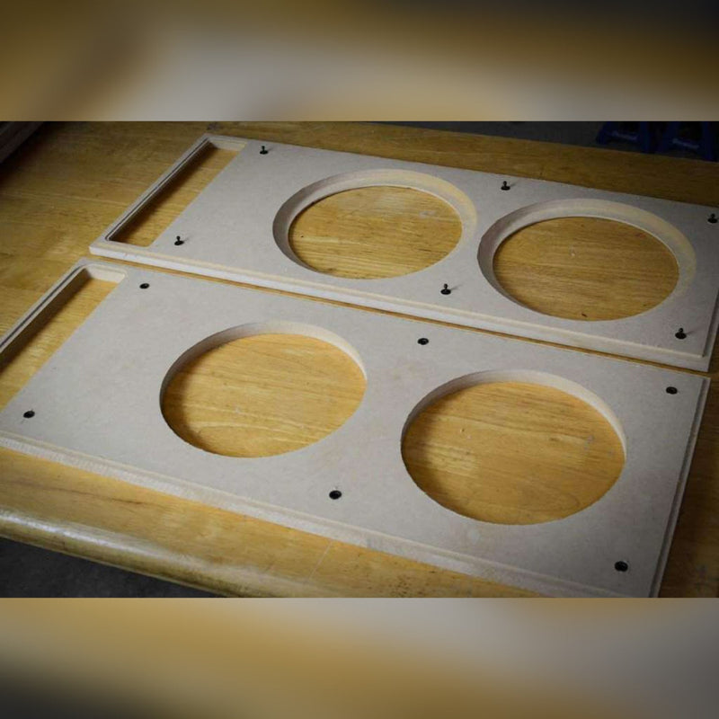 Dual 10 Inch Vented Subwoofer Box Design CT Sounds