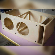 Dual 10 Inch Vented Subwoofer Box Design CT Sounds