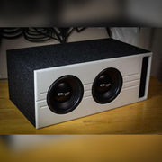 Dual 10 Inch Vented Subwoofer Box Design CT Sounds