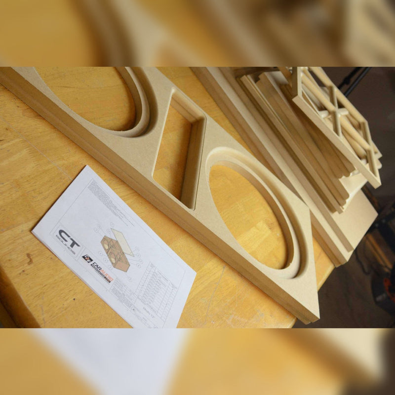 Dual 12 Inch Vented Subwoofer Box Design CT Sounds