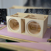 Dual 12 Inch Vented Subwoofer Box Design CT Sounds