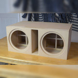 Dual 12 Inch Vented Subwoofer Box Design CT Sounds