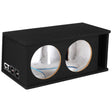 CT2X12 // Dual 12” Kerf Ported Universal Car Subwoofer Box CT Sounds