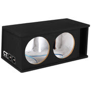 CT2X12 // Dual 12” Kerf Ported Universal Car Subwoofer Box CT Sounds