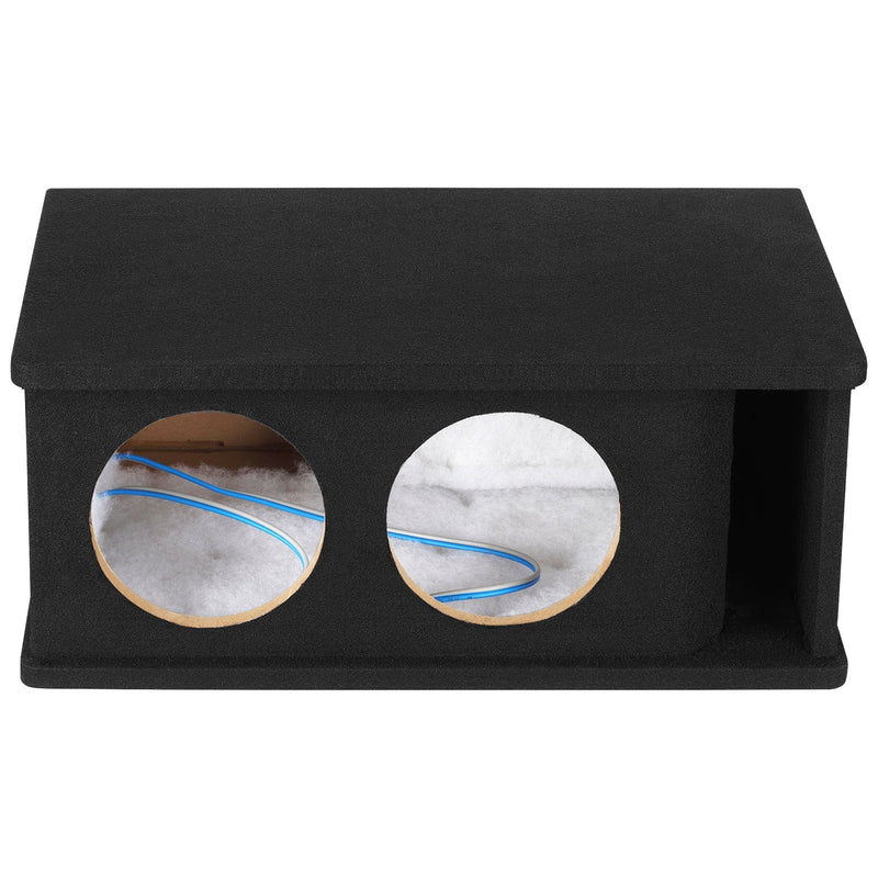 CT2X8 // Dual 8” Kerf Ported Universal Car Subwoofer Box CT Sounds