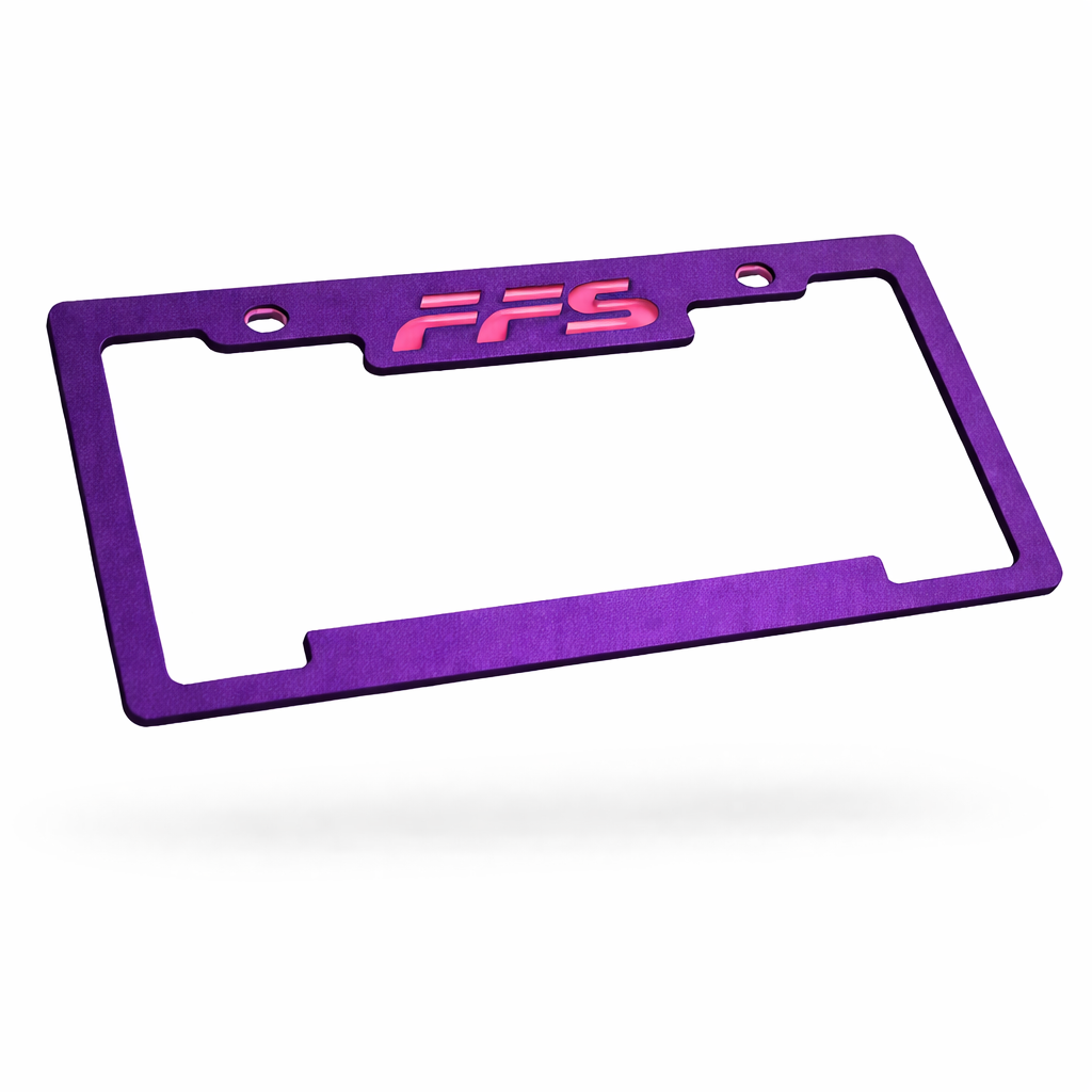 License Plate Cover Far From Stock