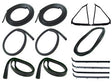 Precision Weatherstrip Kit w/o Chrome Trim (1987-1991) Precision