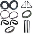 Precision Weatherstrip Kit w/Chrome Trim (1980-1986) Precision